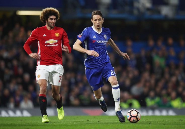 Marouane Fellaini and Nemanja Matic