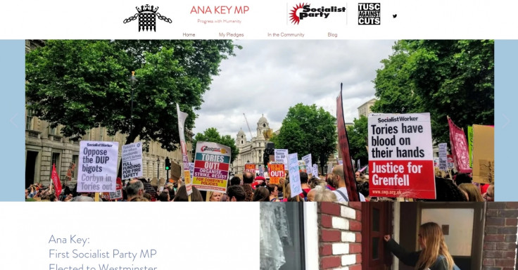 Screenshot of the 'Ana Key MP' website 