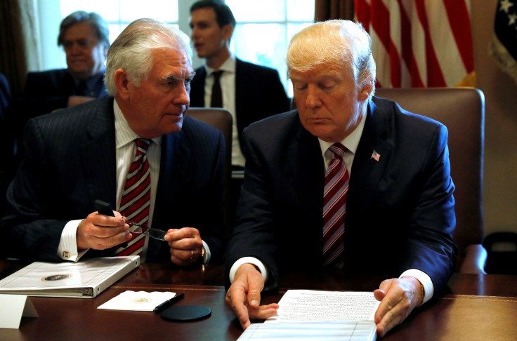 Tillerson and Trump