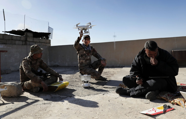 Drones in battle of Mosul