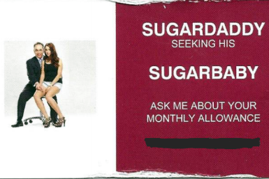 sugardaddy business card