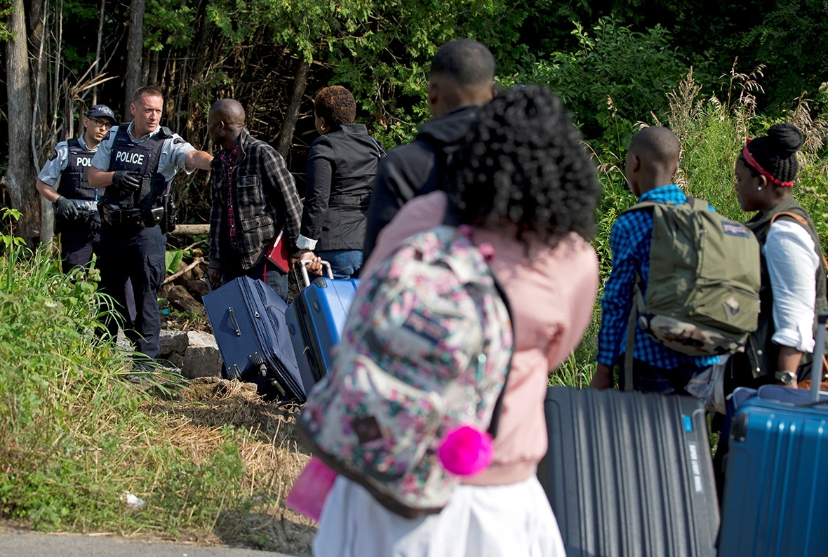 Haitian asylum seekers Canada Montreal