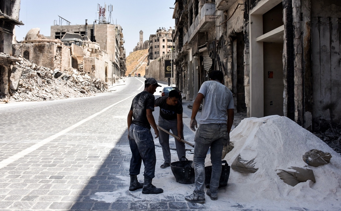 Rebuilding Aleppo destruction Unesco