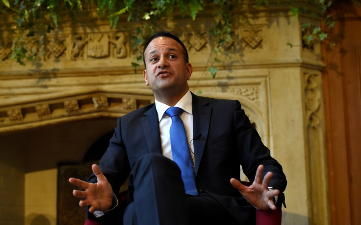 Irish Prime Minister Leo Varadkar speaks at Queen's University in Belfast