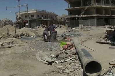 West Mosul Residents Begin Rebuilding Their City