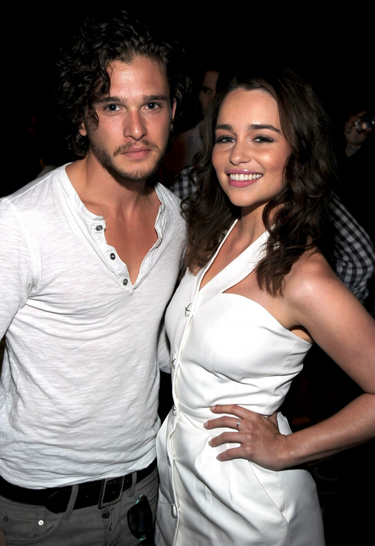 Kit Harington and Emilia Clarke