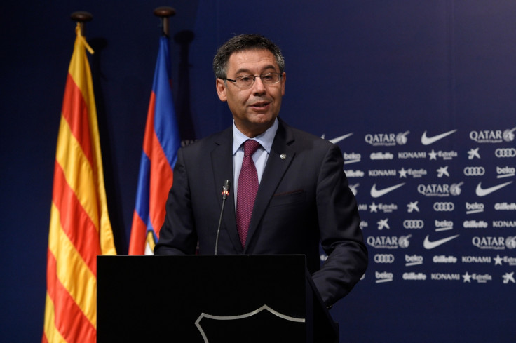 Barcelona president Josep Maria Bartomeu