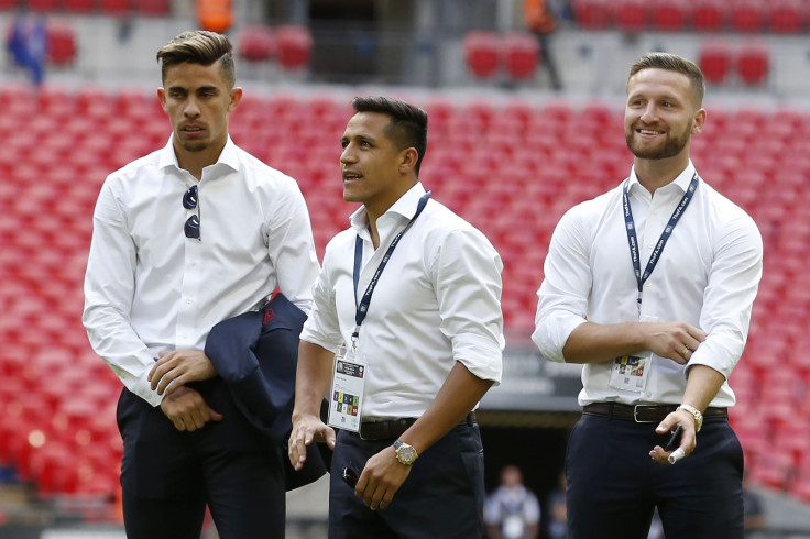 Gabriel Paulista, Alexis Sanchez and Shkodran Mustafi