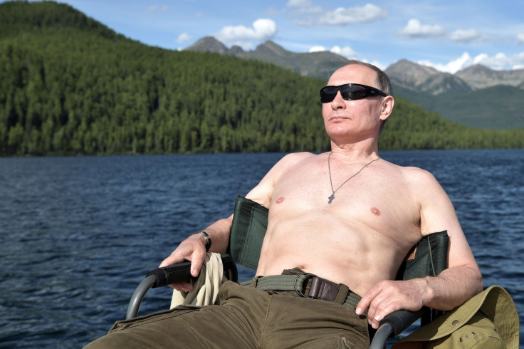 Putin on holiday