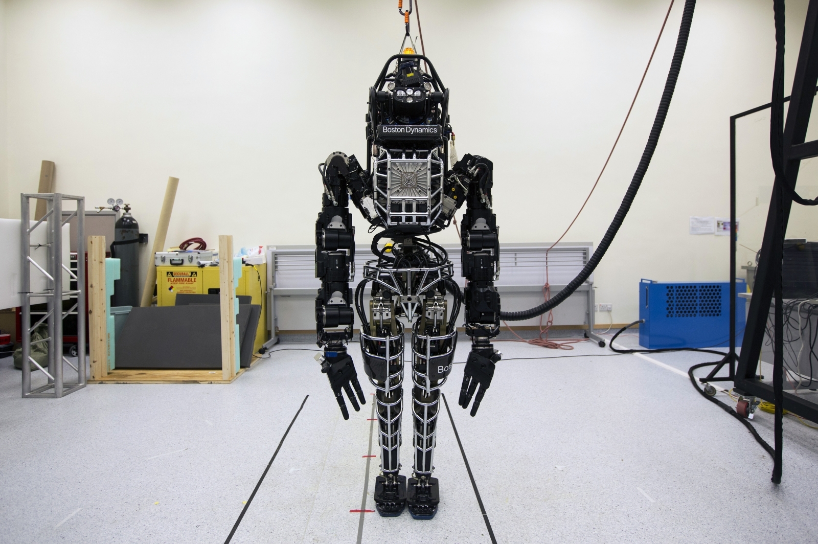 Watch Boston Dynamics' improved humanoid Atlas robot take a hilarious