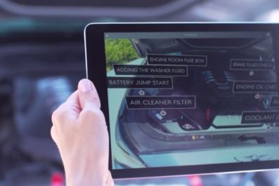 Genesis augmented reality car app