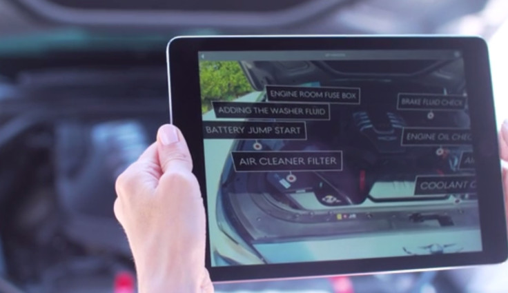 Genesis augmented reality car app
