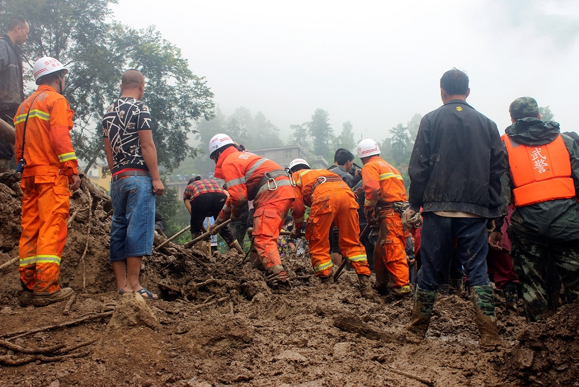 China landslide sichuan gengdi