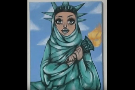 Statue of Liberty painting