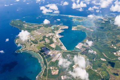 Guam aerial view