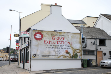 Spelling gaffe Irish billboard