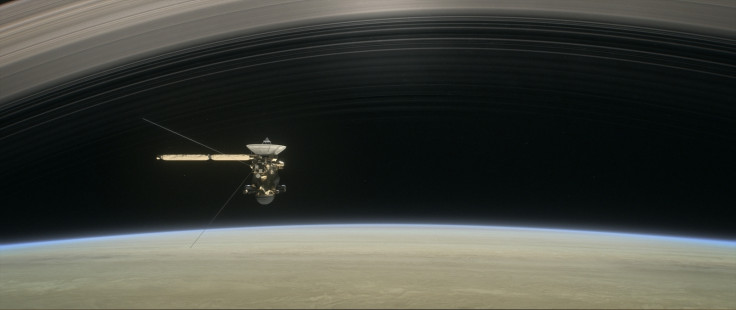Cassini over Saturn