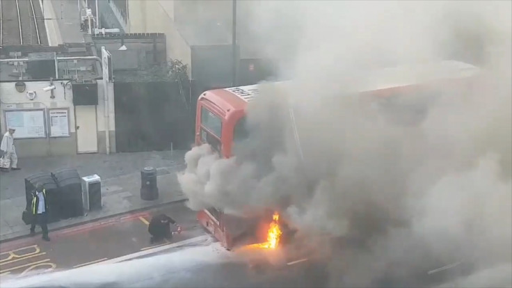 London bus fire