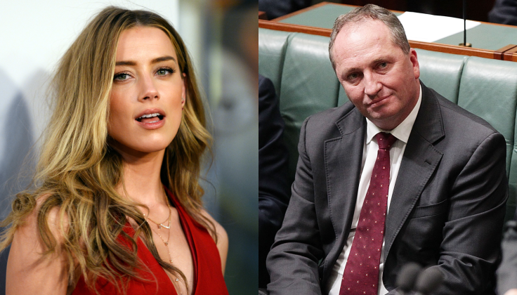 Amber Heard Barnaby Joyce