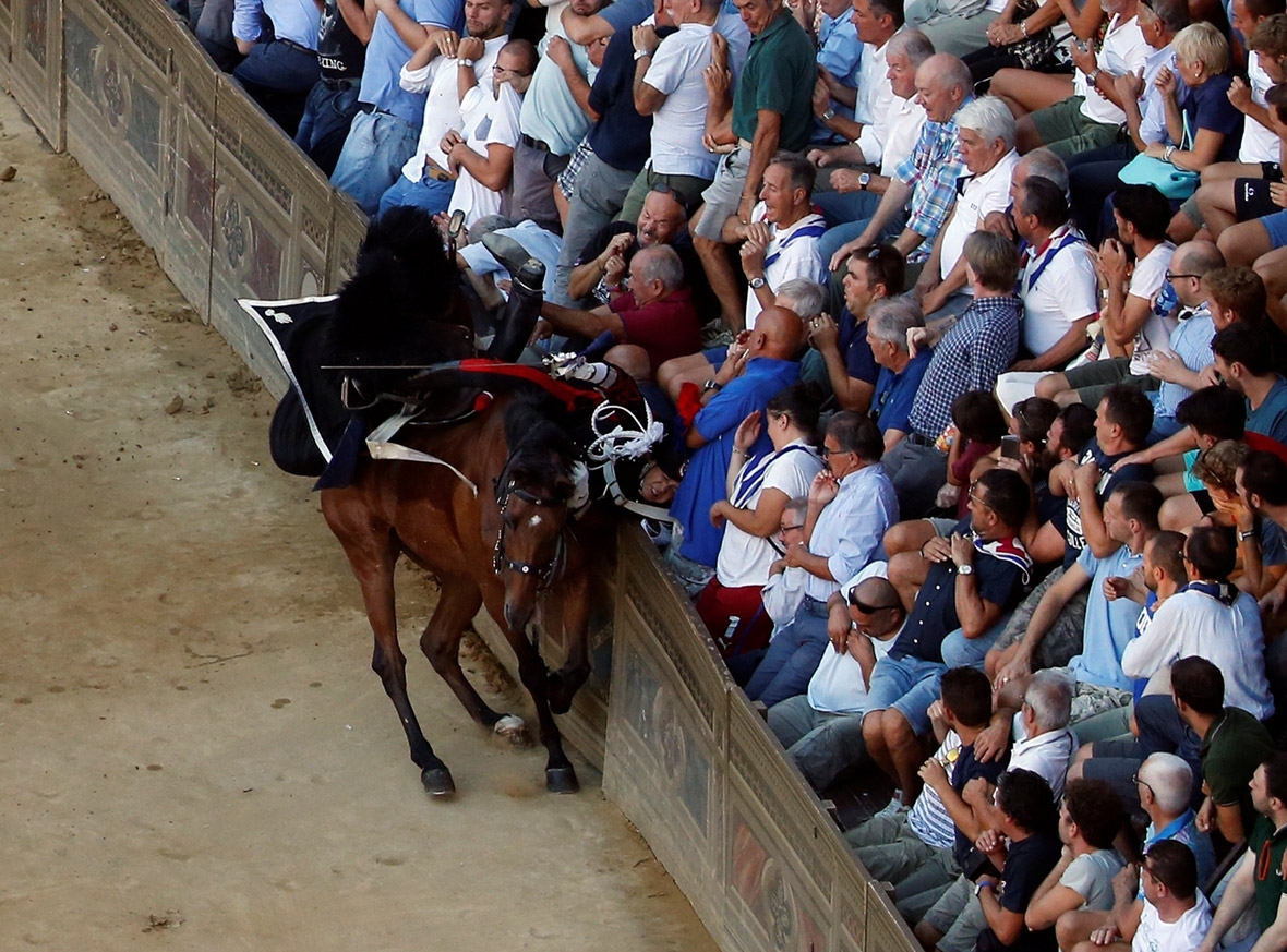 Palio di Siena: Photos of bareback horse race in medieval Italian city