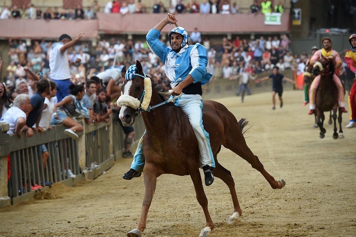 Palio di Siena: Photos of bareback horse race in medieval Italian city