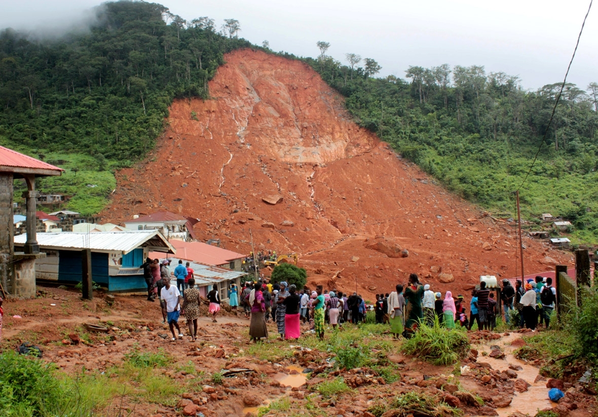 Sierra Leone Freetown mudslide