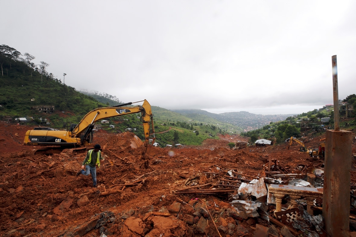 Sierra Leone Freetown mudslide