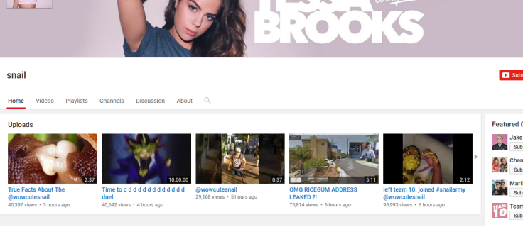 Tessa Brooks YouTube