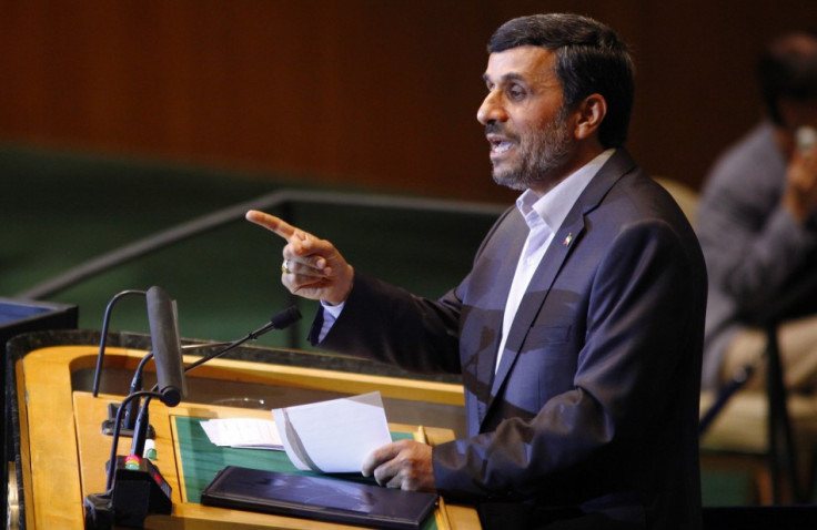 Ahmadinejad addresses the United Nations