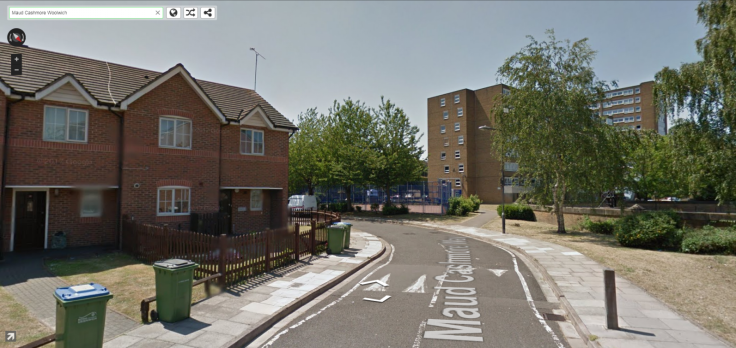 Maud Cashmore Way in Woolwich where a teenager was recently stabbed