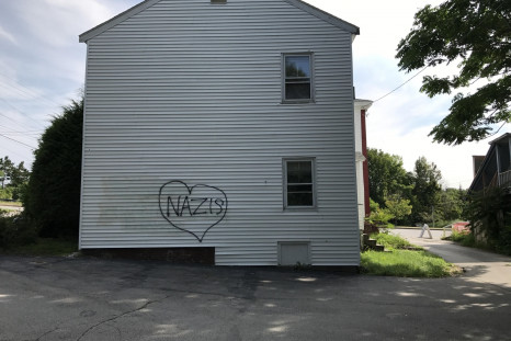 New Hampshire republican HQ nazi graffiti
