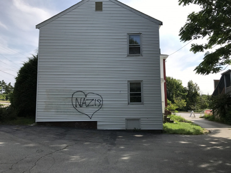 New Hampshire republican HQ nazi graffiti