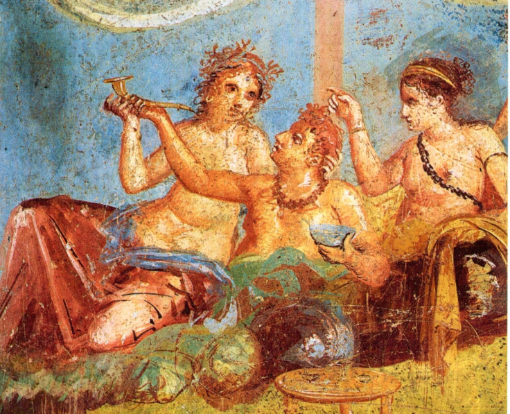 Roman banquet fresco