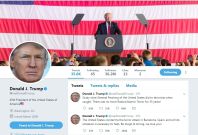Donald Trump Twitter account