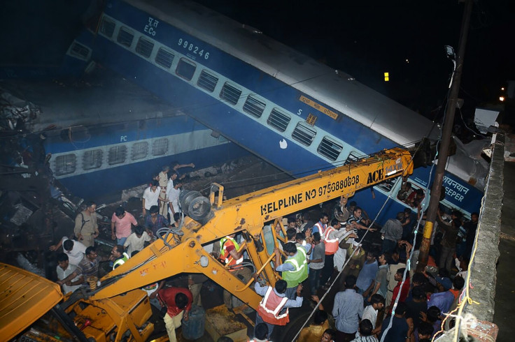 India train derailment Uttar Pradesh