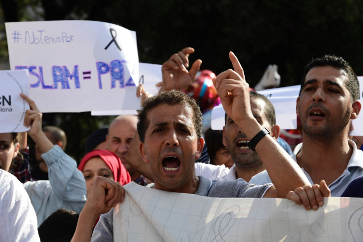 Barcelona terror muslim protest