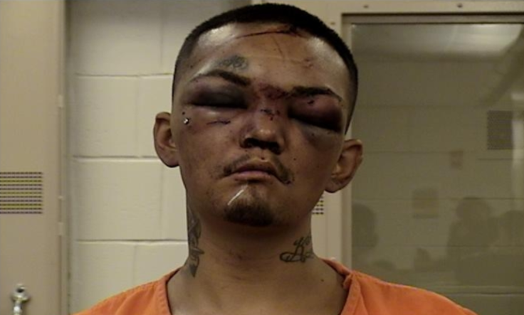 Angelo Martinez was beaten and restrained after being charged with trying to steal a car from a group of football players