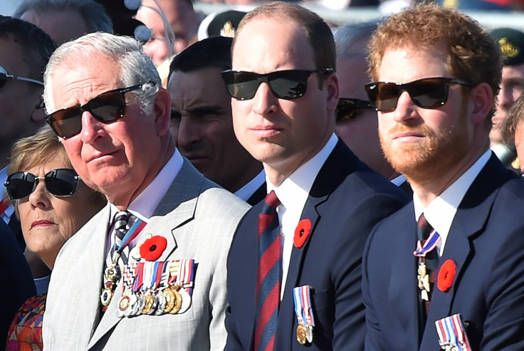 Charles, William and Harry