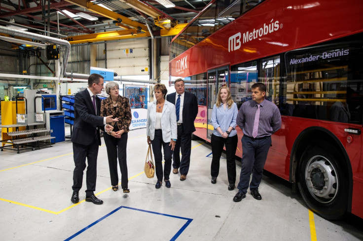 Theresa May London buses