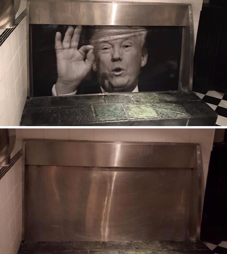 Urine Trouble: Dublin Bar Offers Reward For Missing Trump Urinal Mural ...