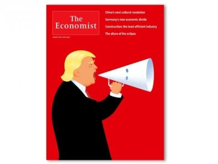 The Economist cover on US President DonaldTrump