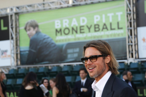 Actor Pitt arrives for the world premiere of the film "Moneyball" in Oakland
