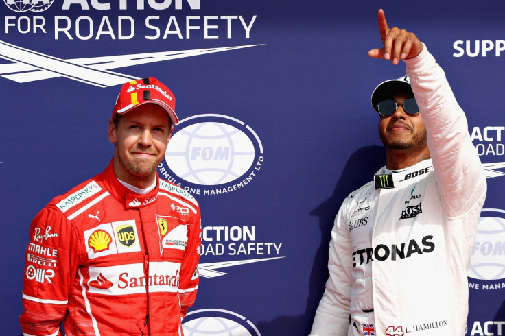 Sebastian Vettel and Lewis Hamilton