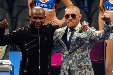 Mayweather and McGregor react to boxer's victory