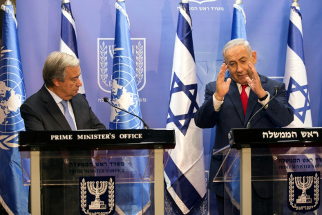 Benjamin Netanyahu Antonio Guterres