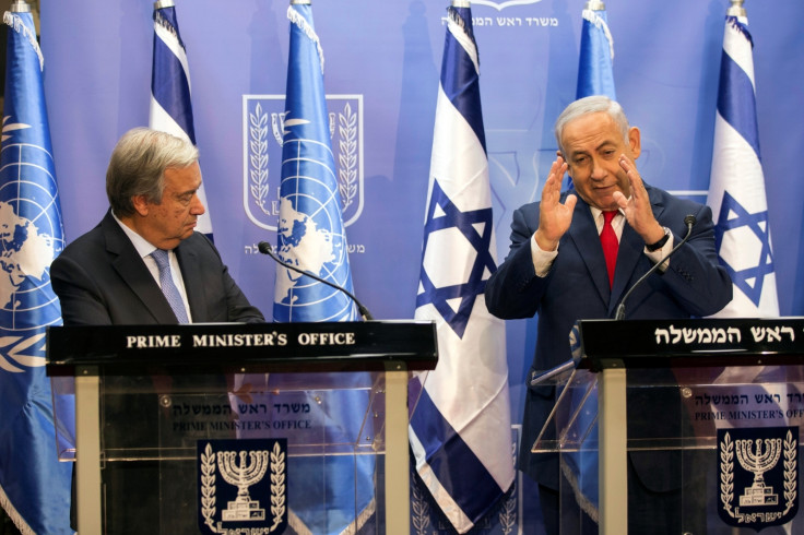 Benjamin Netanyahu Antonio Guterres