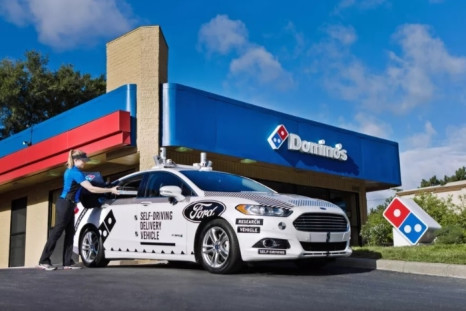 Autonomous Ford Domino's delivery