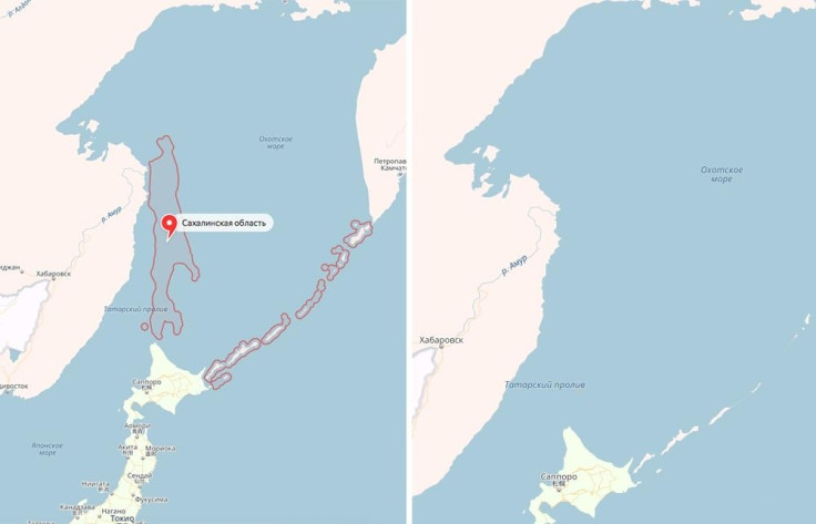 Russia island vanishes North Korea missile