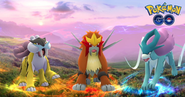 Pokemon Go Entei Suicune Raikou