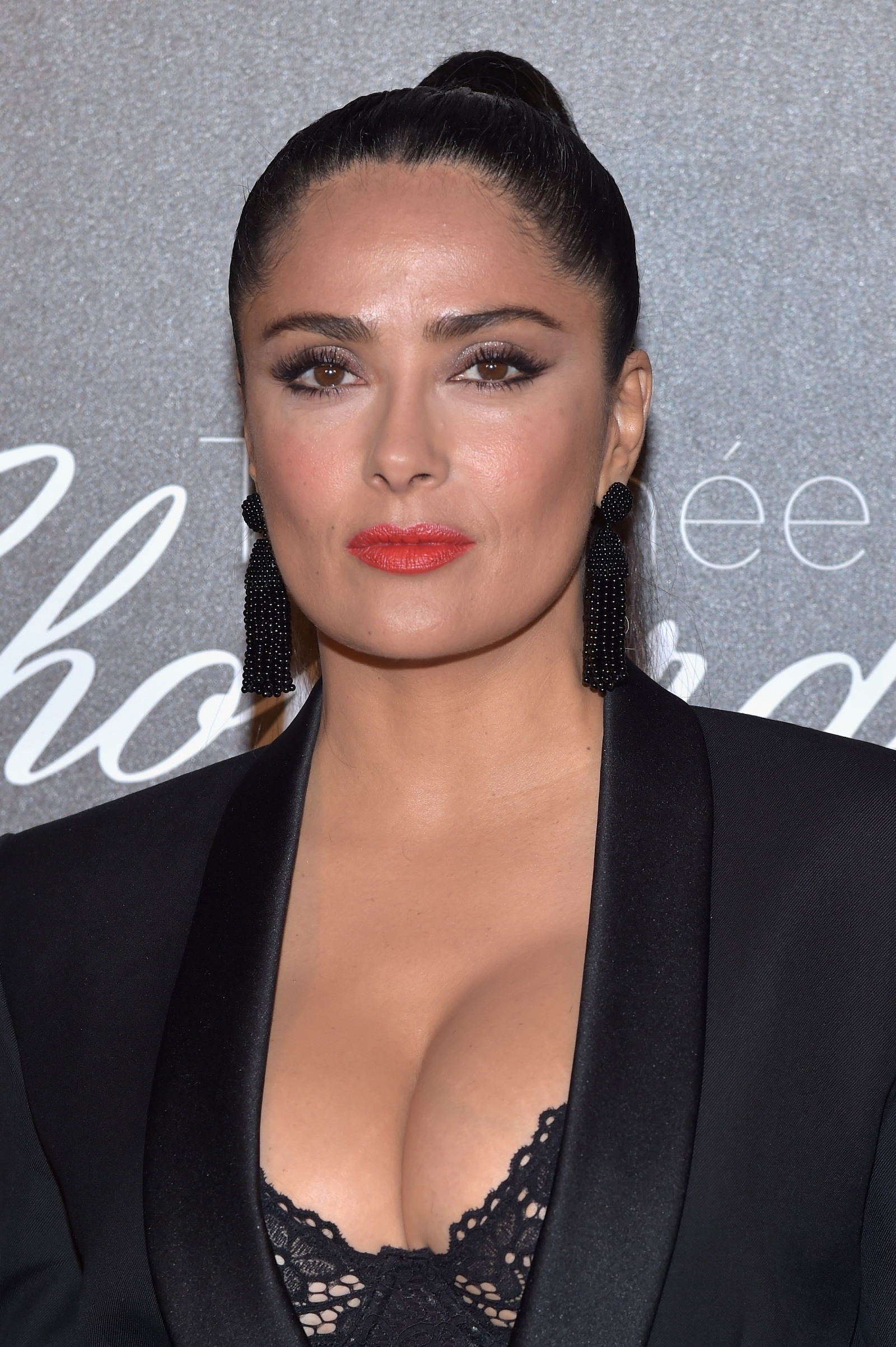 Salma Hayek Stuns In Racy Lingerie And See Through Outfit In Eye Popping Cover Shot Sexy Mama